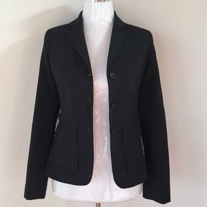 Express Dk gray w/ blue pinstripe blazer/ suit jacket  Sz 0